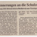 Erinnerungen an die Schulzeit Jahrgang 1947-48 traf sich in Meßkirch zum Vierzigerfest