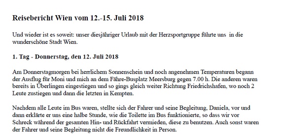 Busausflug nach Wien vom 12-15. Juli 2018